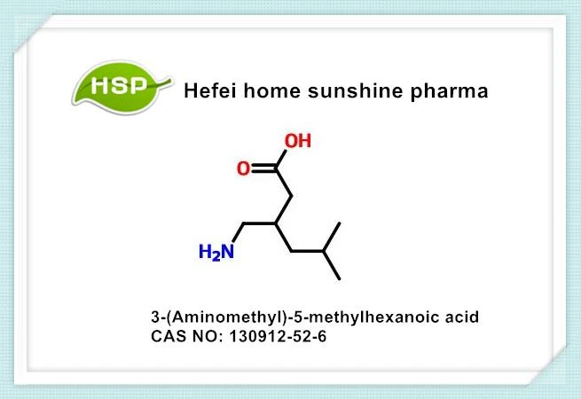 3- (aminometil) -5-metilheksānskābe CAS 130912-52-6