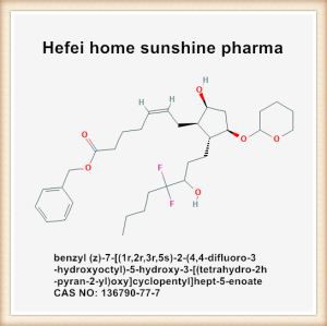 Benzil (z) -7 - [(1r, 2r, 3r, 5s) -2- (4,4-difluor-3-hidroksioktil) -5-hidroksi-3 - [(tetrahidro-2h-piran-2-il) oksi] ciklopentil] hept-5-enoāts CAS 136790-77-7