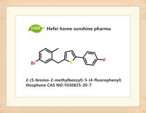 2- (5-brom-2-metilbenzil) -5- (4-fluorfenil) tiofēns CAS 1030825-20-7