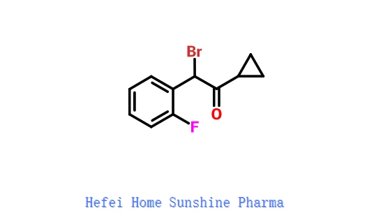 2-Bromo-2-(2-fluorofenils)-1-ciklopropilētanons CAS 204205-33-4