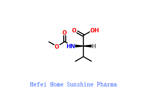 (S)-2-((metoksikarbonil)amino)-3-metilbutānskābe CAS 74761-42-5