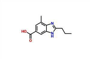 4-Metil-2-n-propil-1H-benzimidazols-6-karboksilskābe CAS 152628-03-0