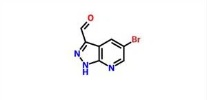 5-brom-2H-pirazolo[3,4-b]piridīns-3-karbaldehīds CAS 916326-37-9